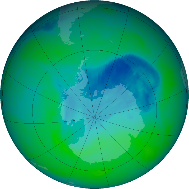 Ozone Map 2004-11-29